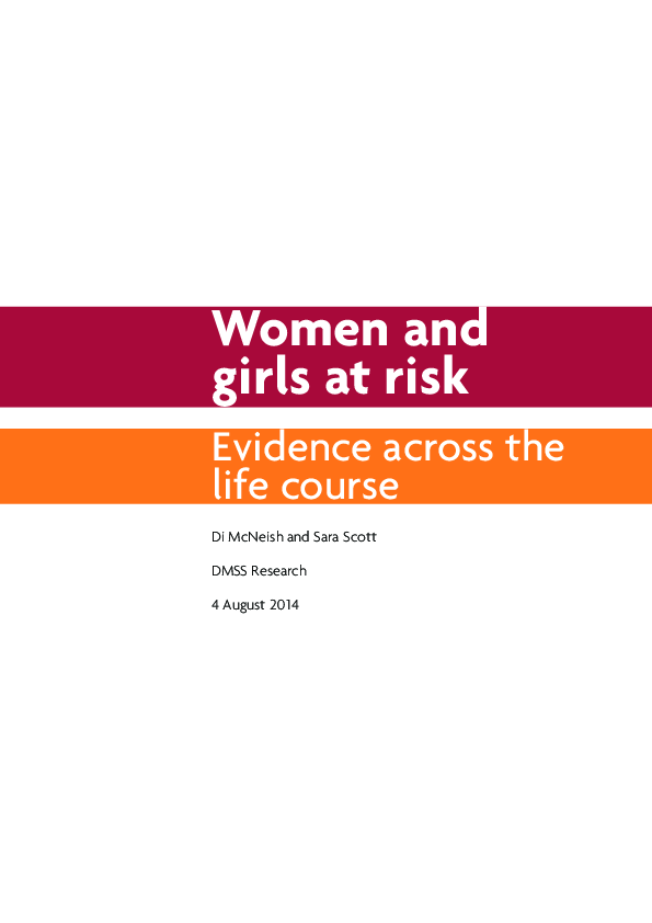 (PDF) Women and girls at risk. Evidence across the life course