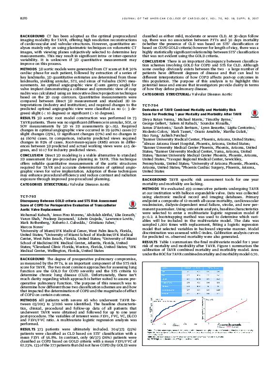 (PDF) TCT-793 Discrepancy Between GOLD criteria and STS Risk Assessment ...