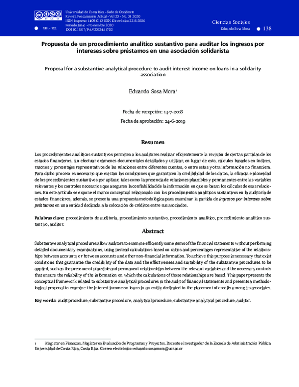 (PDF) Dialnet PropuestaDeUnProcedimientoAnaliticoSustantivoParaA