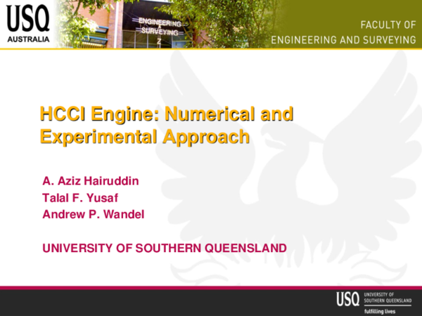 (PDF) HCCI engine: numerical and experimental approach