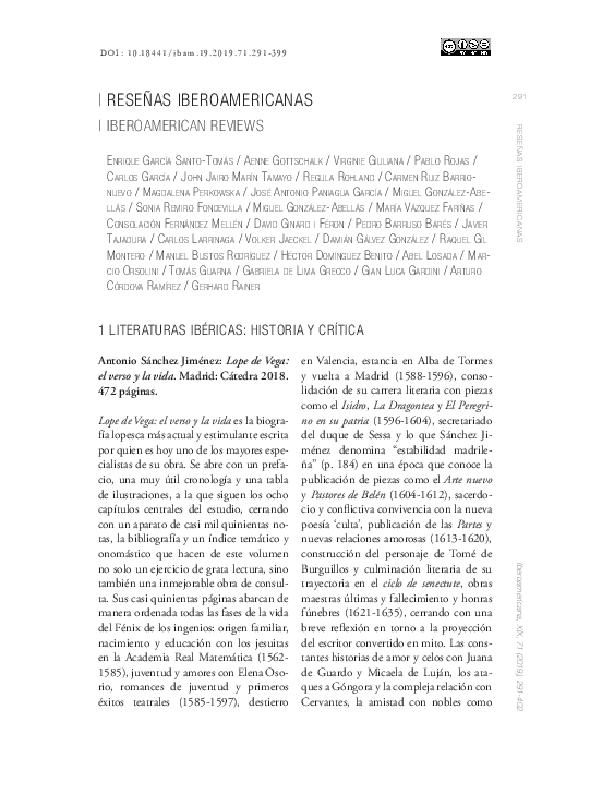 (PDF) Reseñas iberoamericanas Volker Jaeckel Academia.edu