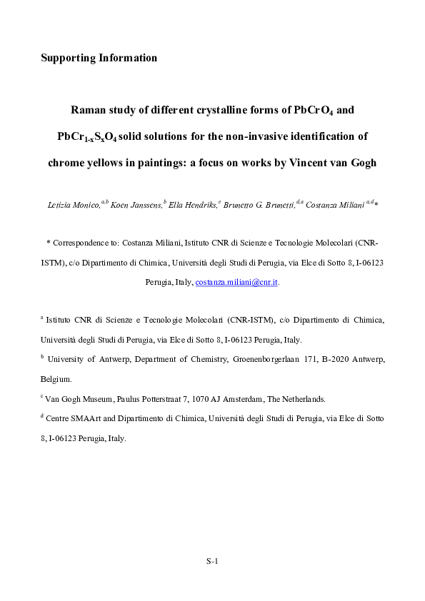 (PDF) Raman study of different crystalline forms of PbCrO4 and PbCr1−x ...
