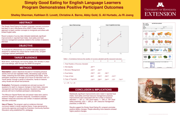 (PDF) Simply Good Eating for English Language Learners Program ...