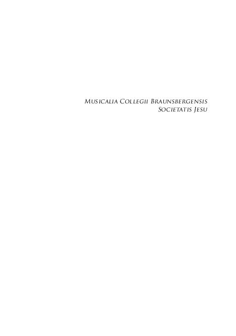 PDF) Musicalia Collegii Braunsbergensis Societatis Jesu