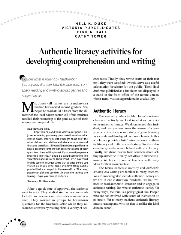 Real world activities for students picture