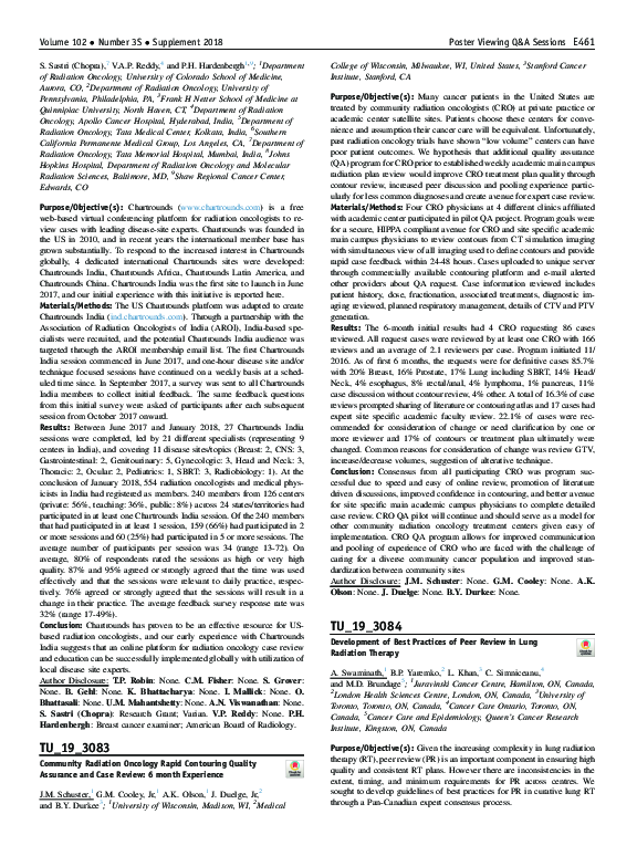 (PDF) Development of Best Practices of Peer Review in Lung Radiation ...