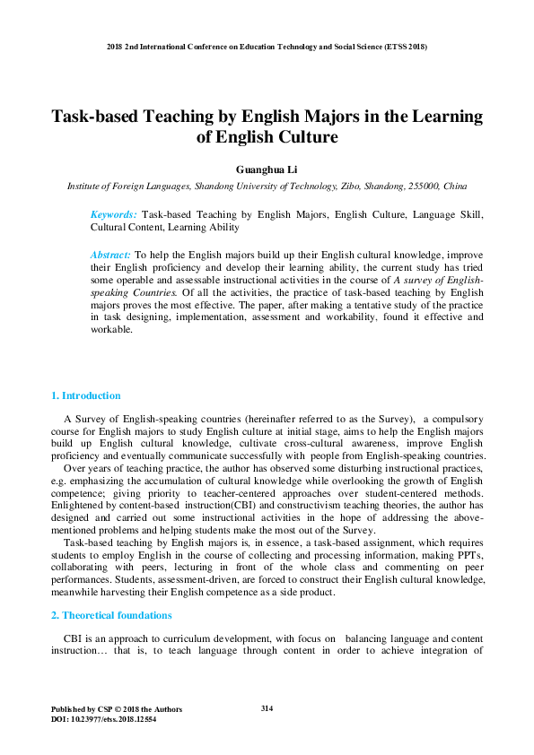 (PDF) The Classroom Teacher’s Guide to Supporting English Language Learners