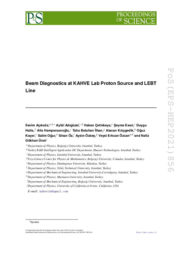 (PDF) Beam diagnostics at KAHVE Lab proton source and LEBT line