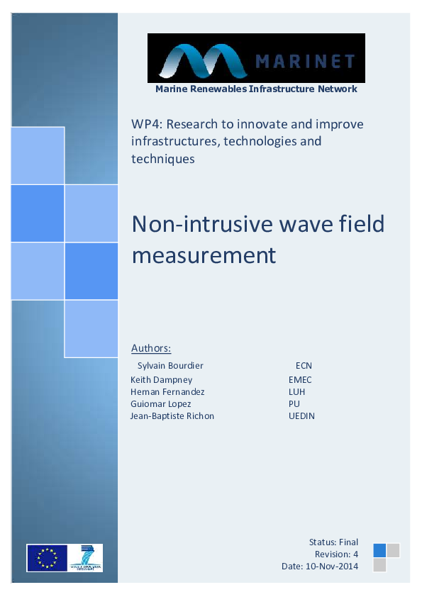 (PDF) Non-intrusive wave field measurement