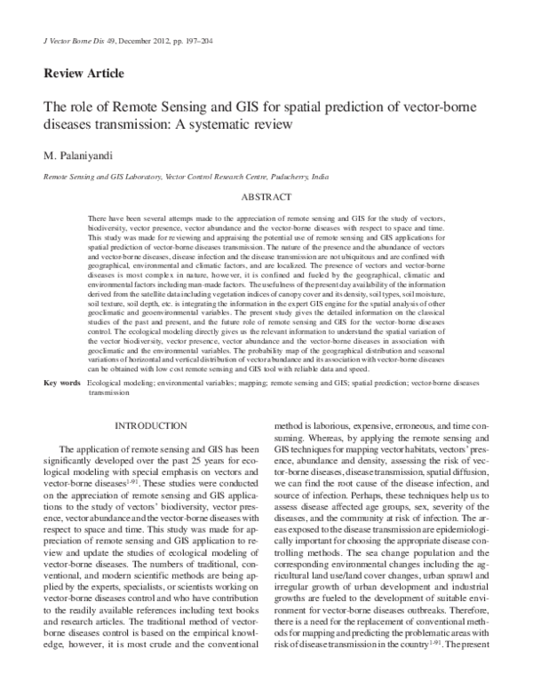 (PDF) The role of remote sensing and GIS for spatial prediction of ...