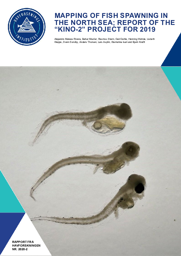 (PDF) Mapping of fish spawning in the North Sea — Report of the KINO-2 ...