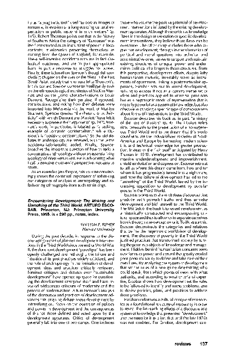(PDF) Encountering Development: The Making and Unmaking of the Third ...