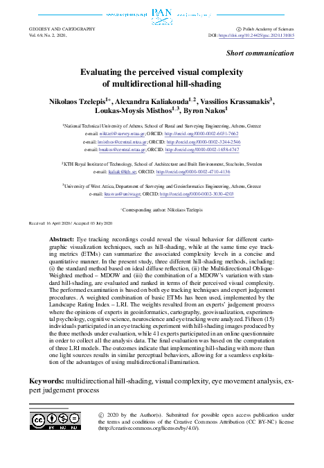 (PDF) Evaluating the perceived visual complexity of multidirectional ...