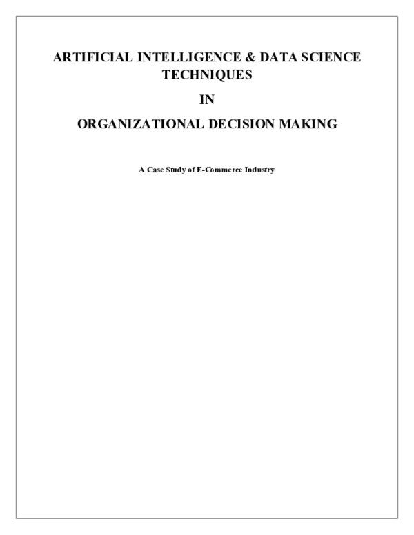 (PDF) Artificial Intelligence & Data Science Techniques In ...