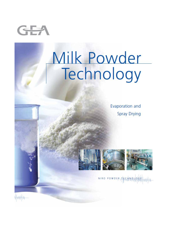 (PDF) Milk Powder Technology