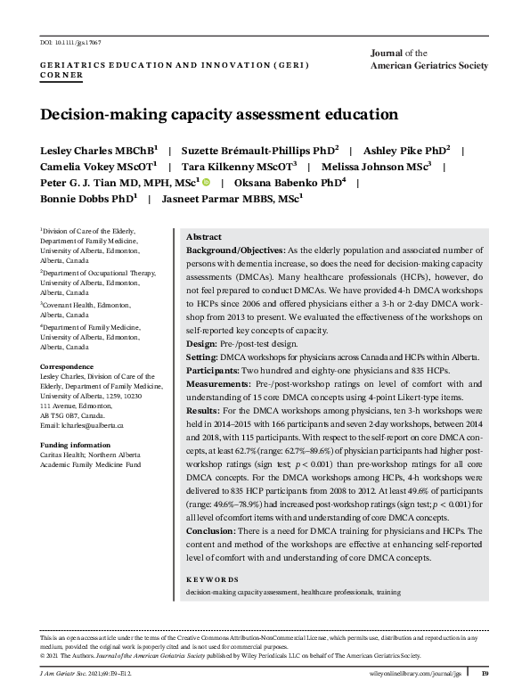  pdf decision making capacity assessment education
