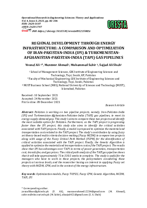 (PDF) Regional development through energy infrastructure: A comparison ...