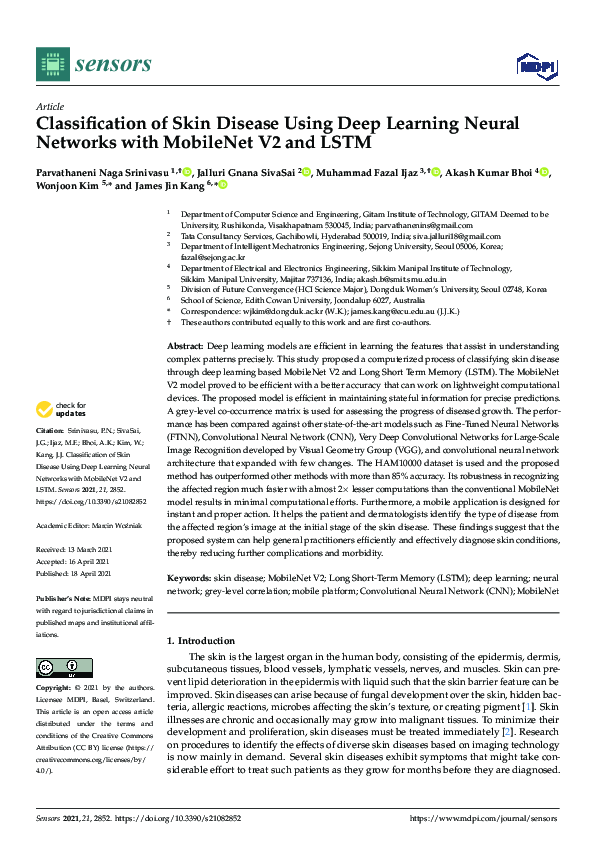 (PDF) Classification of Skin Disease Using Deep Learning Neural ...
