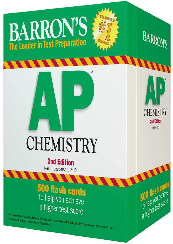 (PDF) Barron's AP Chemistry Flash Cards, 2nd Edition Tania Stewart