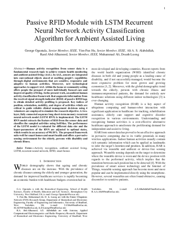 (PDF) Passive RFID Module With LSTM Recurrent Neural Network Activity ...