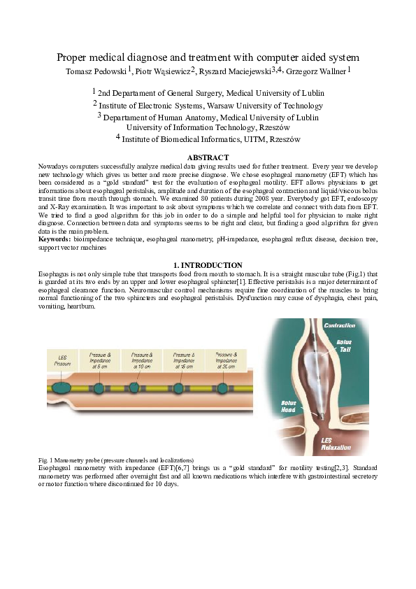 (PDF) Proper medical diagnosis and treatment with computer aided system