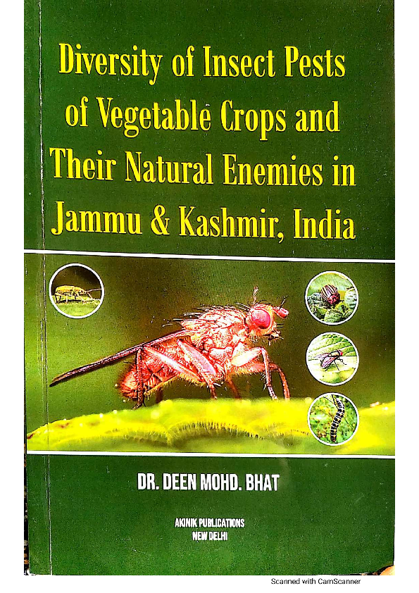 (PDF) INSECT PESTS OF VEGETABLE CROPS IN JAMMU AND KASHMIR