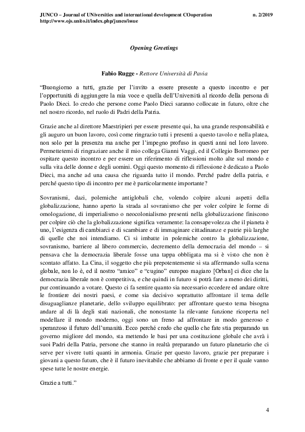 (PDF) Opening greetings