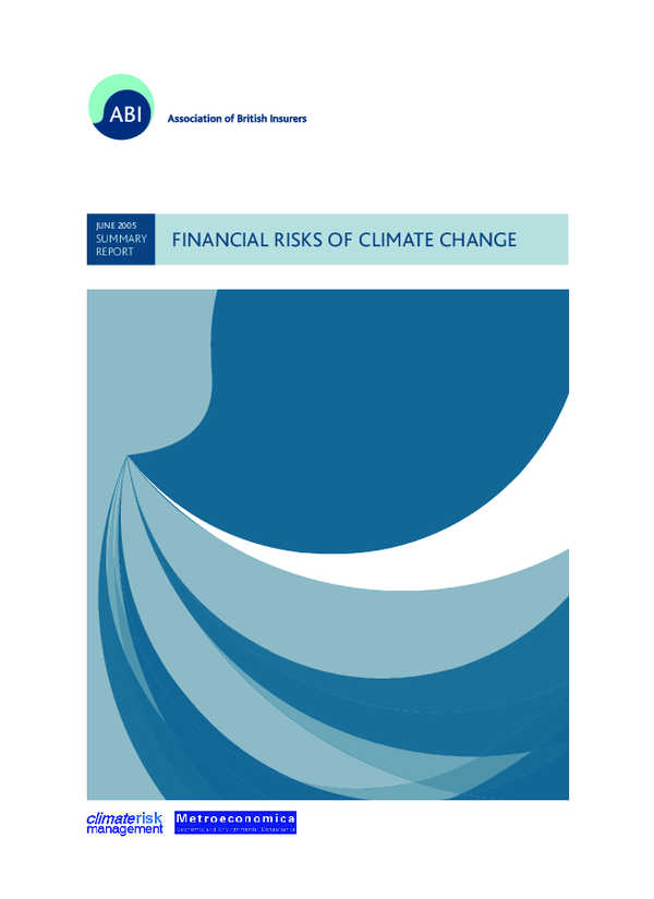 (PDF) Financial Risks of Climate Change