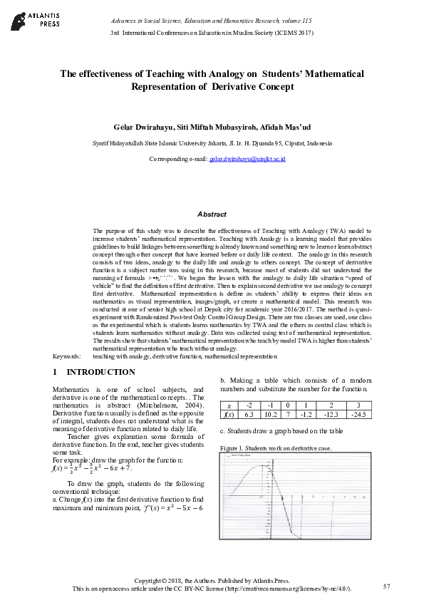 (PDF) The effectiveness of Teaching with Analogy on Studentsr ...