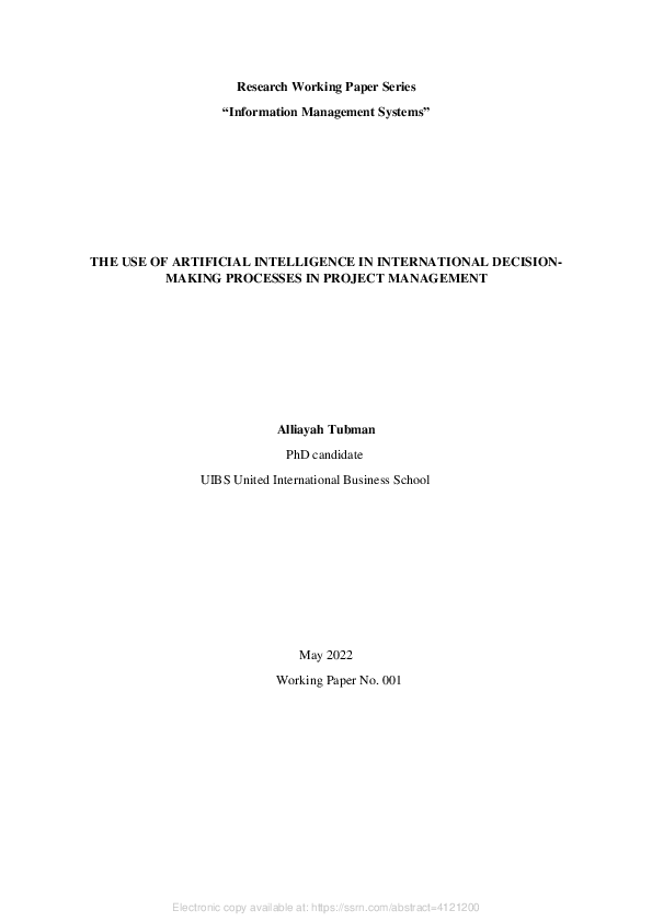 (PDF) Research Working Paper Series 