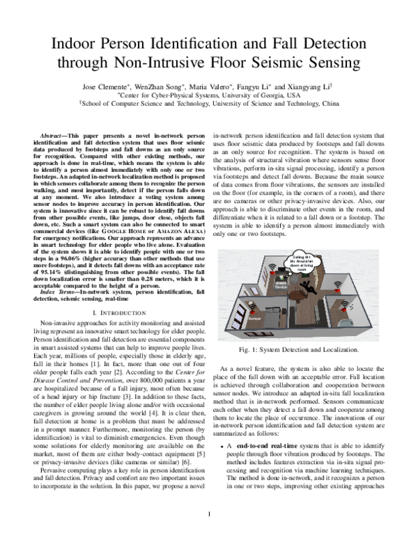 (PDF) Indoor Person Identification and Fall Detection through Non ...