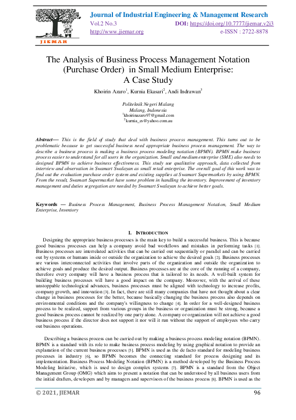  pdf the analysis of business process management notation purchase