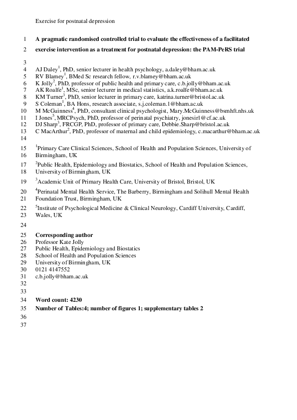 (PDF) A pragmatic randomized controlled trial to evaluate the ...