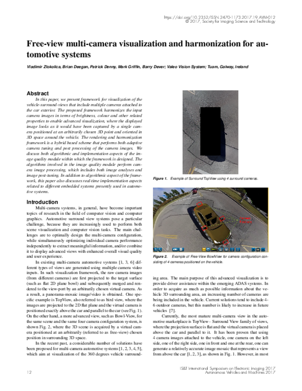 (PDF) Free-view multi-camera visualization and harmonization for ...