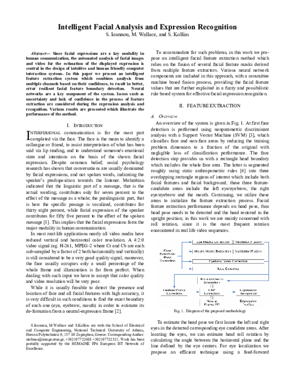 (PDF) Intelligent Facial Analysis and Expression Recognition