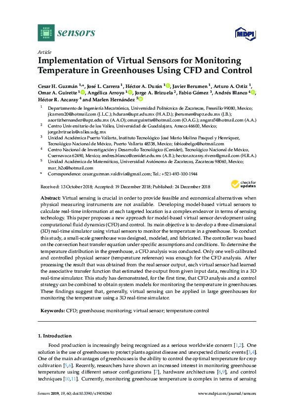(PDF) Implementation of Virtual Sensors for Monitoring Temperature in ...