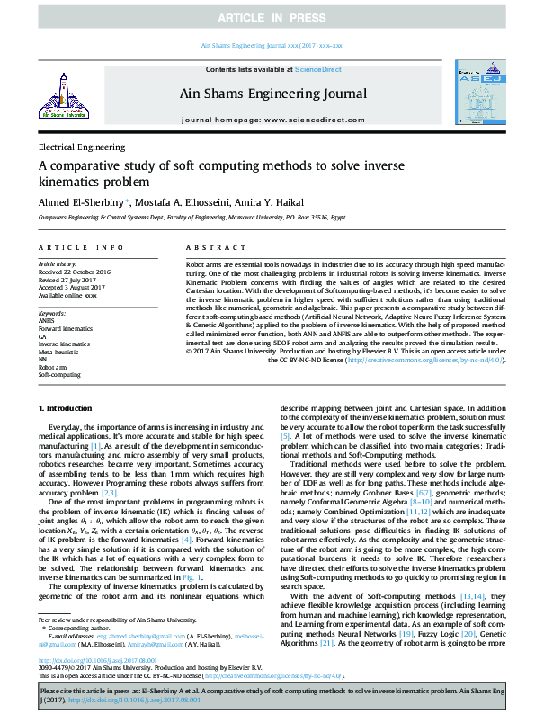 (PDF) A comparative study of soft computing methods to solve inverse ...