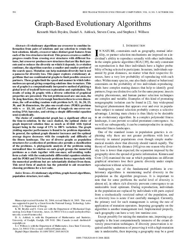(PDF) Graph-based evolutionary algorithms