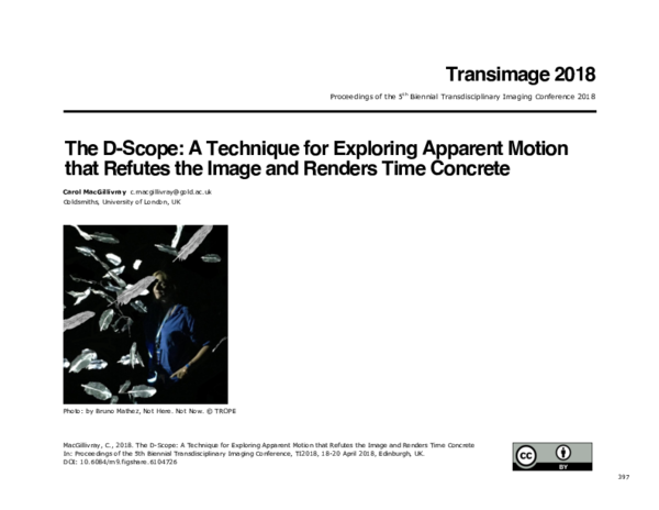 (PDF) The D-Scope: A Technique for Exploring Apparent Motion that ...