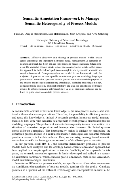 (PDF) Semantic Annotation Framework to Manage Semantic Heterogeneity of ...