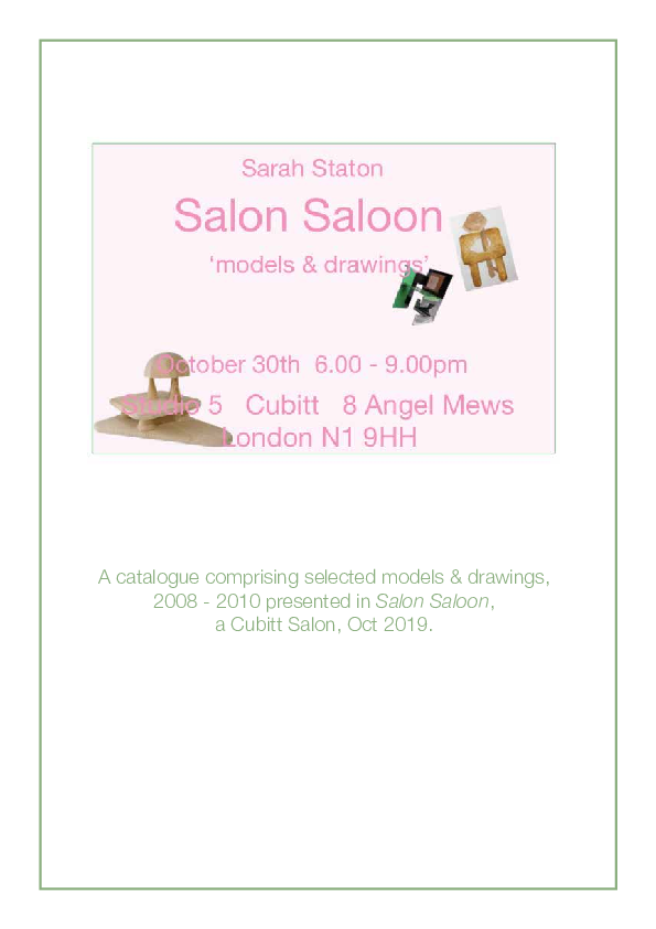 (PDF) Salon Saloon, models and drawings