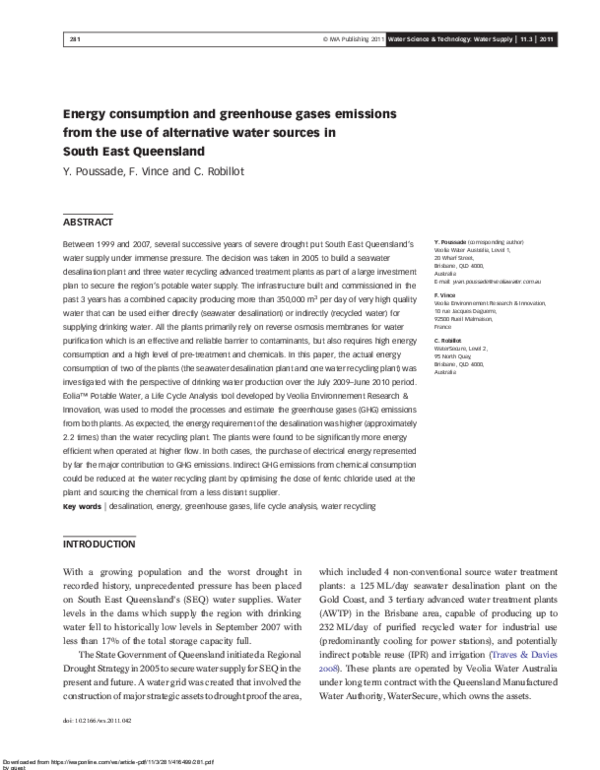 (PDF) Energy consumption and greenhouse gases emissions from the use of ...