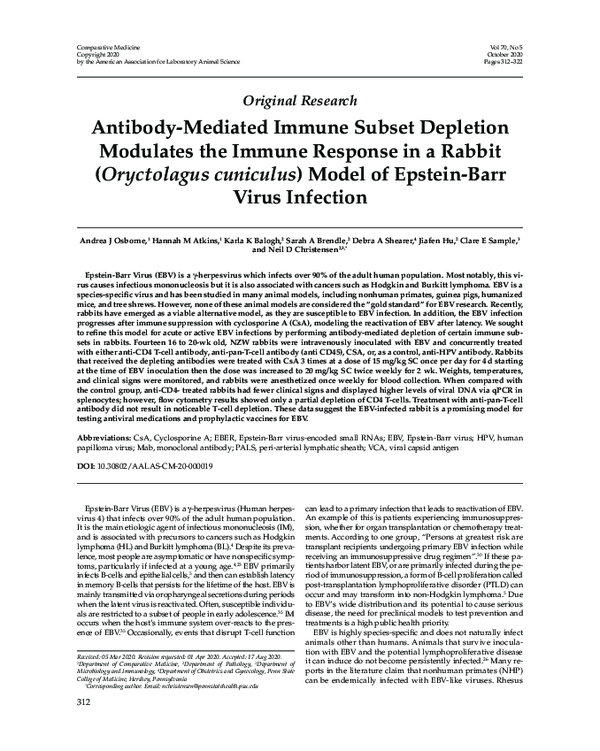 (PDF) Antibody-Mediated Immune Subset Depletion Modulates the Immune ...