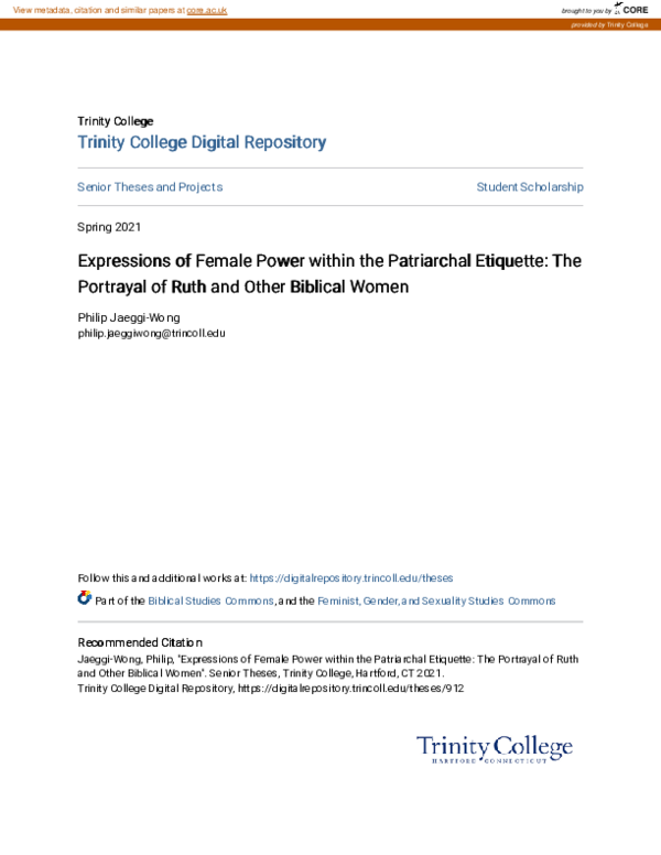 (PDF) Expressions of Female Power within the Patriarchal Etiquette: The ...