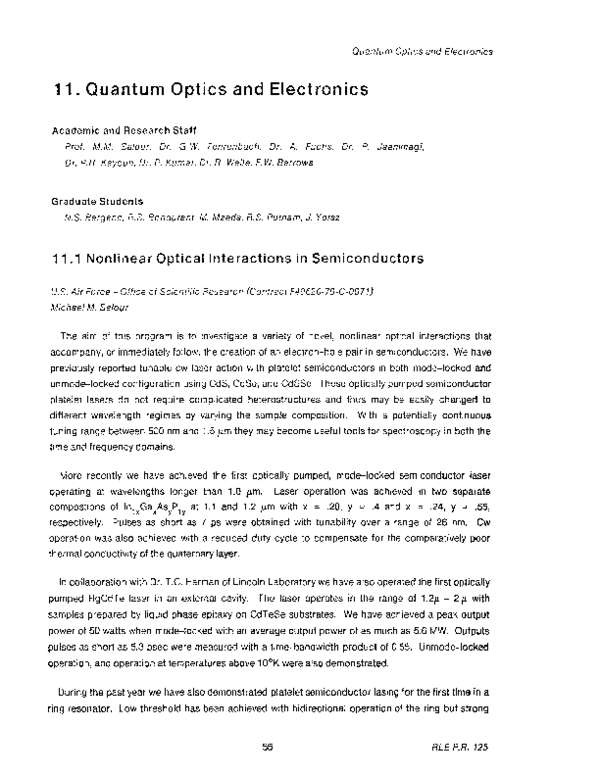(PDF) Quantum optics and electronics