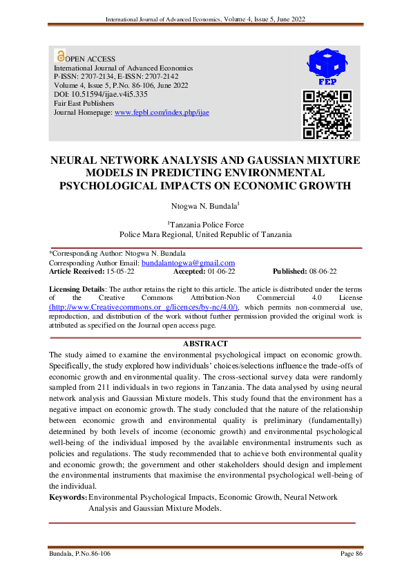 (PDF) Neural Network Analysis and Gaussian Mixture Models in Predicting ...