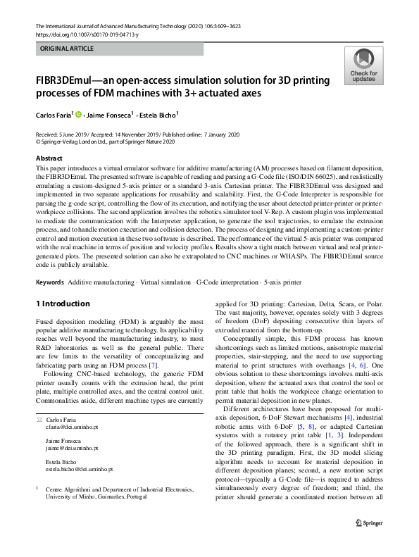 (PDF) FIBR3DEmul—an open-access simulation solution for 3D printing ...