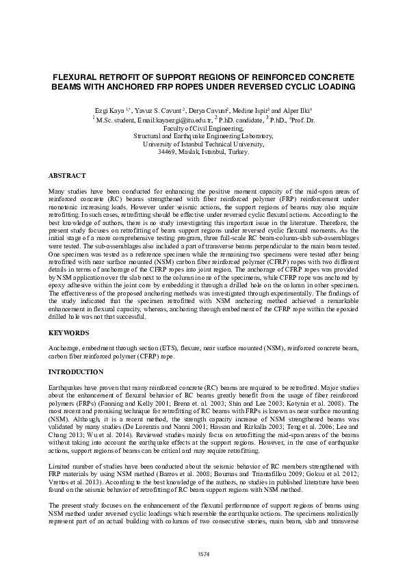 Pdf Flexural Retrofit Of Support Regions Of Reinforced Concrete Beams Pdf Flexural Retrofit Of Support Regions Of Reinforced Concrete Beams