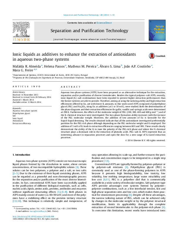 (PDF) Ionic liquids as additives to enhance the extraction of ...