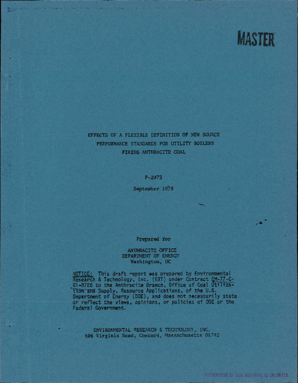  PDF Effects Of A Flexible Definition Of New Source Performance 